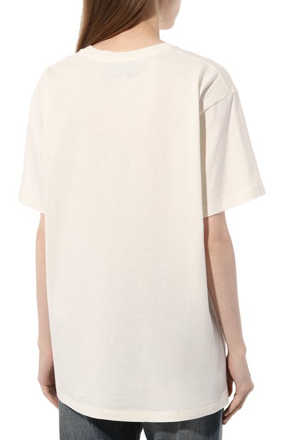 Хлопковая футболка GUCCI, арт. 717422/XJFV3, фото 4
