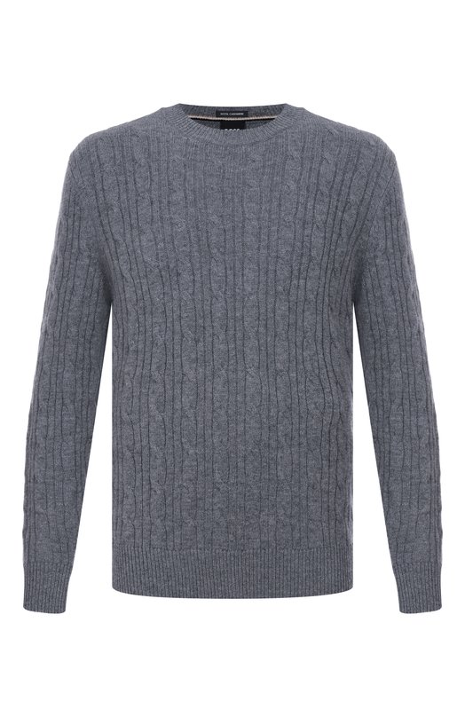 Джемпер из шерсти и кашемира BOSS 50549975 Серый 50549975
