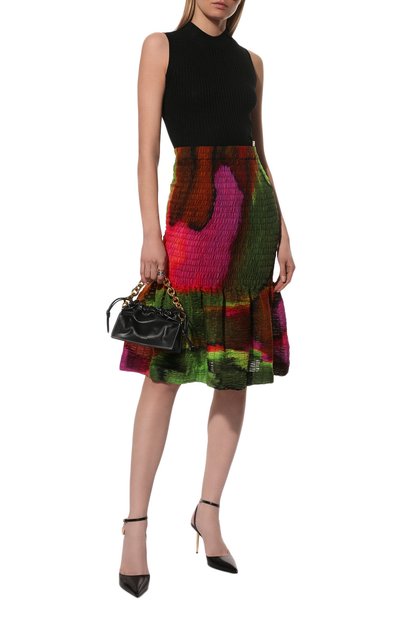 Хлопковая юбка DRIES VAN NOTEN разноцветного цвета по цене 108500 руб., арт. 221-030841-4125, фото 2 Хлопковая юбка DRIES VAN NOTEN, арт. 221-030841-4125, фото 2