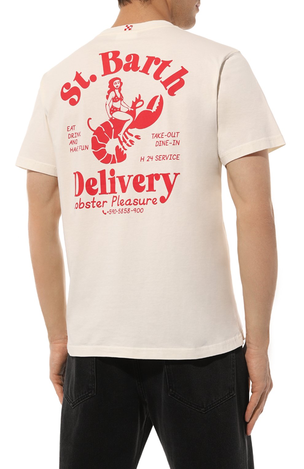 Хлопковая футболка MC2 SAINT BARTH, арт. STBM TSHIRT MAN/TSHM001/02203B, фото 4