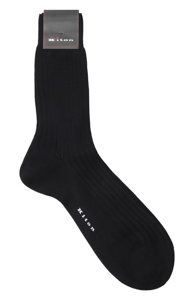 Мужские хлопковые носки KITON, арт. UCALZ26K0764H