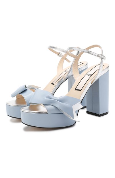 Кожаные босоножки N21, арт. N219E8401/SLINGBACK, фото 1