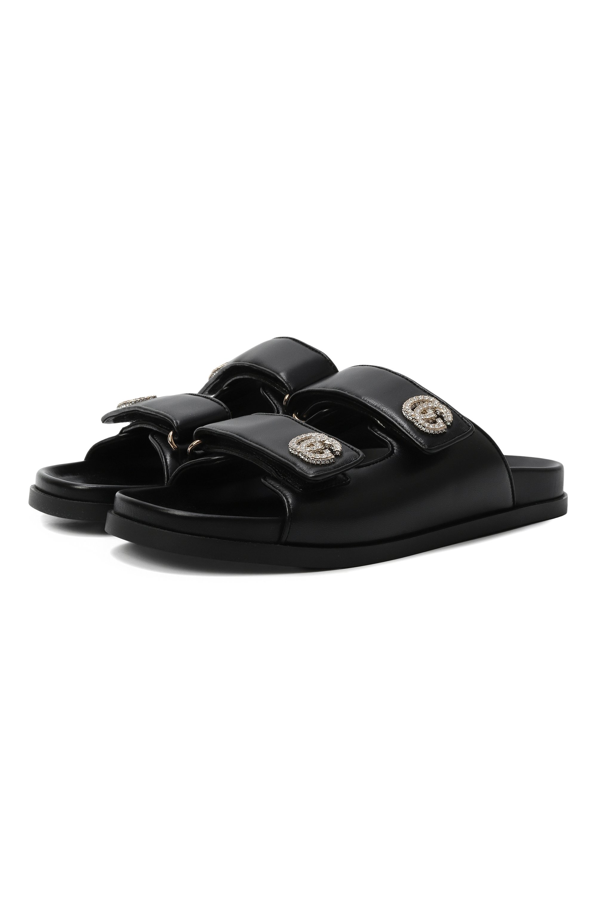 Кожаные шлепанцы GUCCI, арт. 816633/AAEKU, фото 1