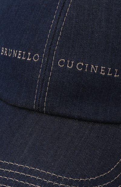 Джинсовая бейсболка BRUNELLO CUCINELLI, арт. MR6839976, фото 4