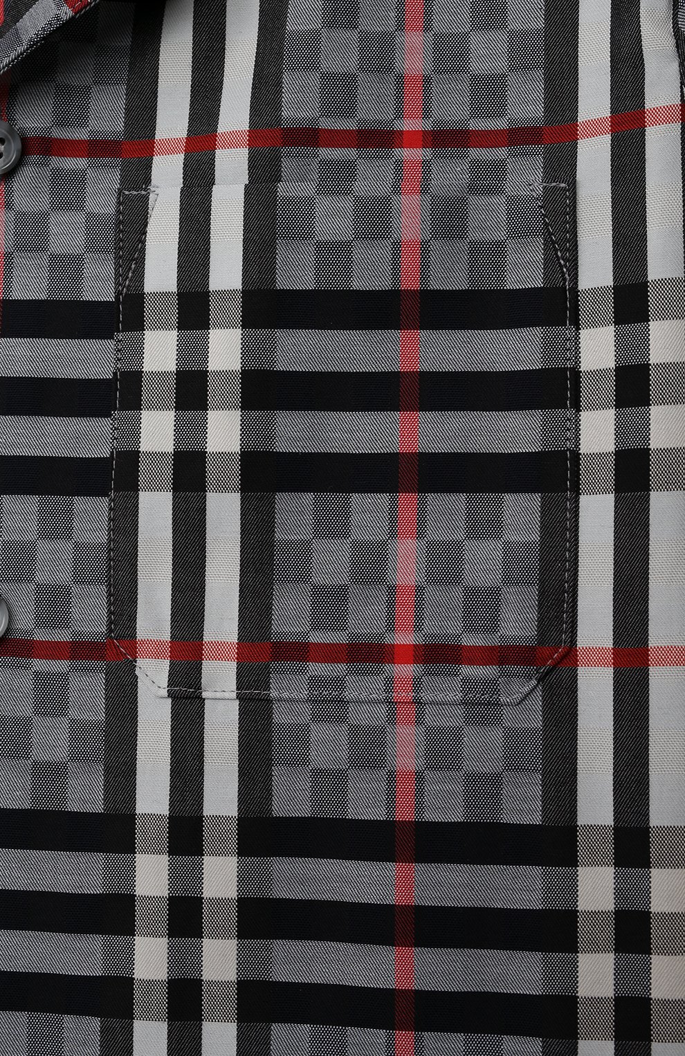 Хлопковая рубашка BURBERRY, арт. 8047430, фото 3