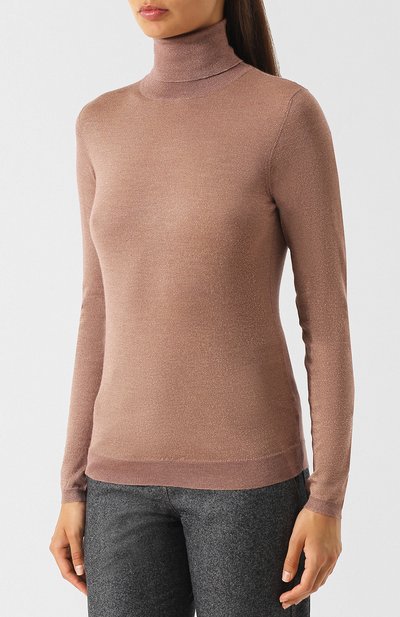 Водолазка из кашемира и шелка BRUNELLO CUCINELLI, арт. M41800063, фото 3