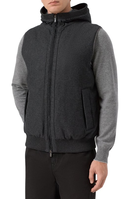 Утепленный жилет Corneliani 26C5V3-2620142 Серый  26C5V3-2620142 Фото 3