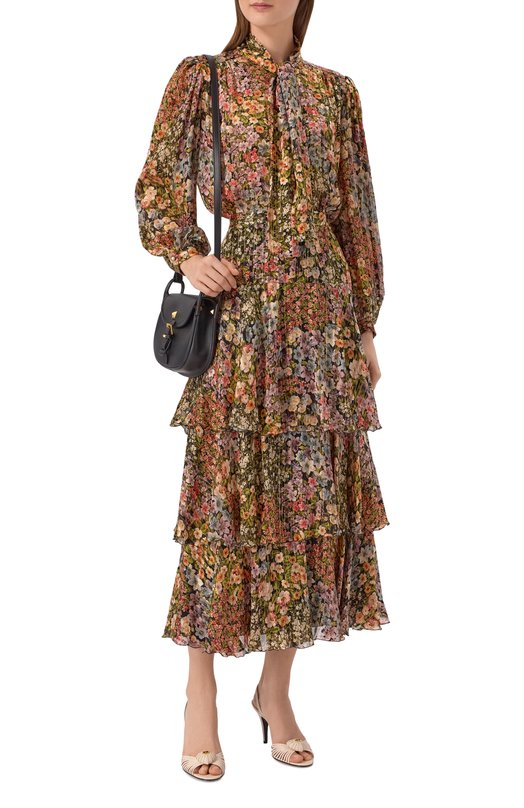 Шелковая блузка Valentino 8B3AB7Z9/A08 Разноцветный  8B3AB7Z9/A08 Фото 2