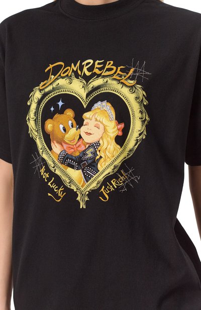 Хлопковая футболка DOMREBEL, арт. JUST RICH T-SHIRT, фото 5