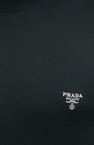 Шерстяной джемпер PRADA, арт. UMB264-1ZLE-F0422-212, фото 5