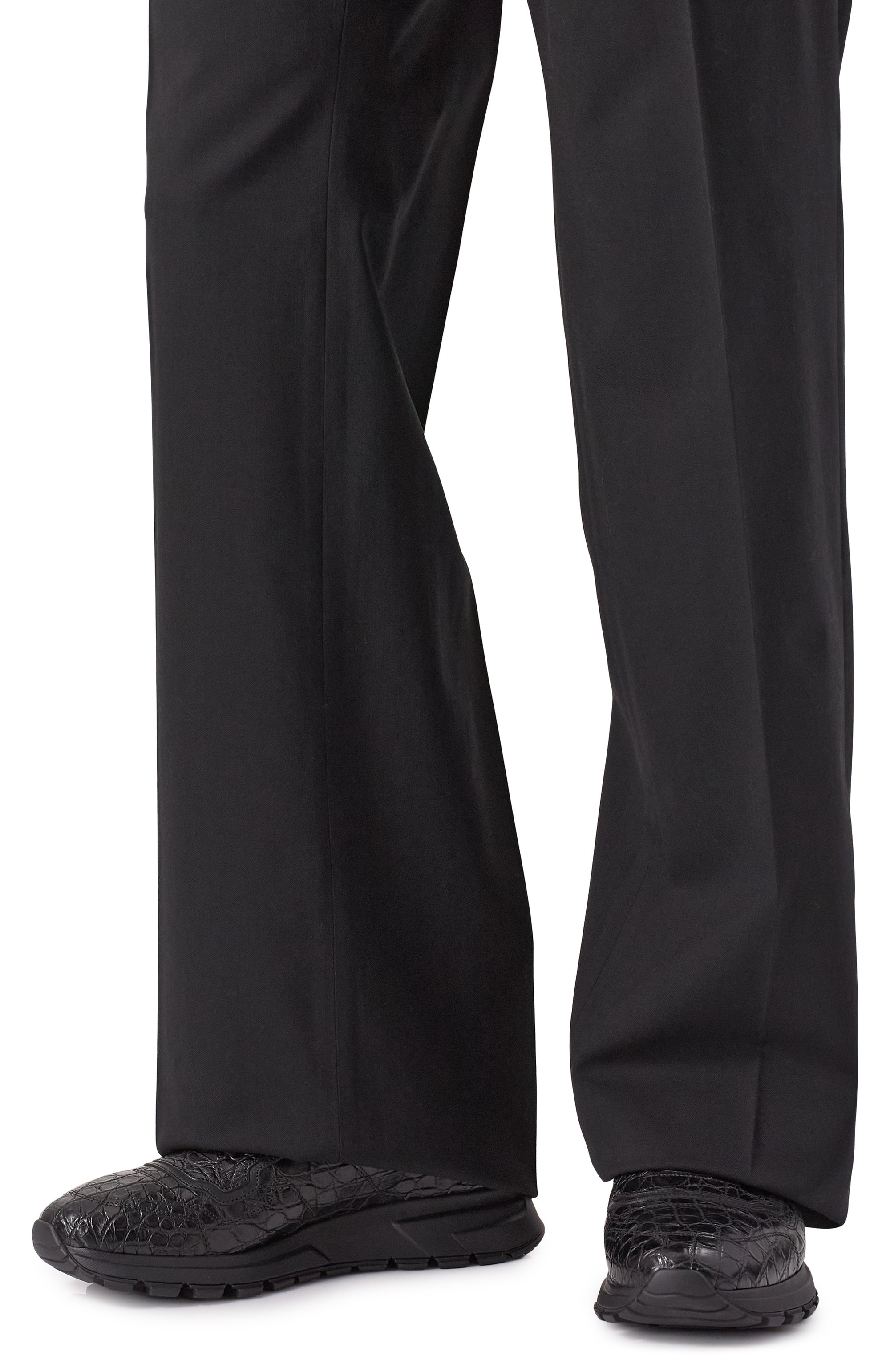 Кроссовки из кожи каймана PRADA, арт. 4E3388-3L3D-F0002-A000, фото 3