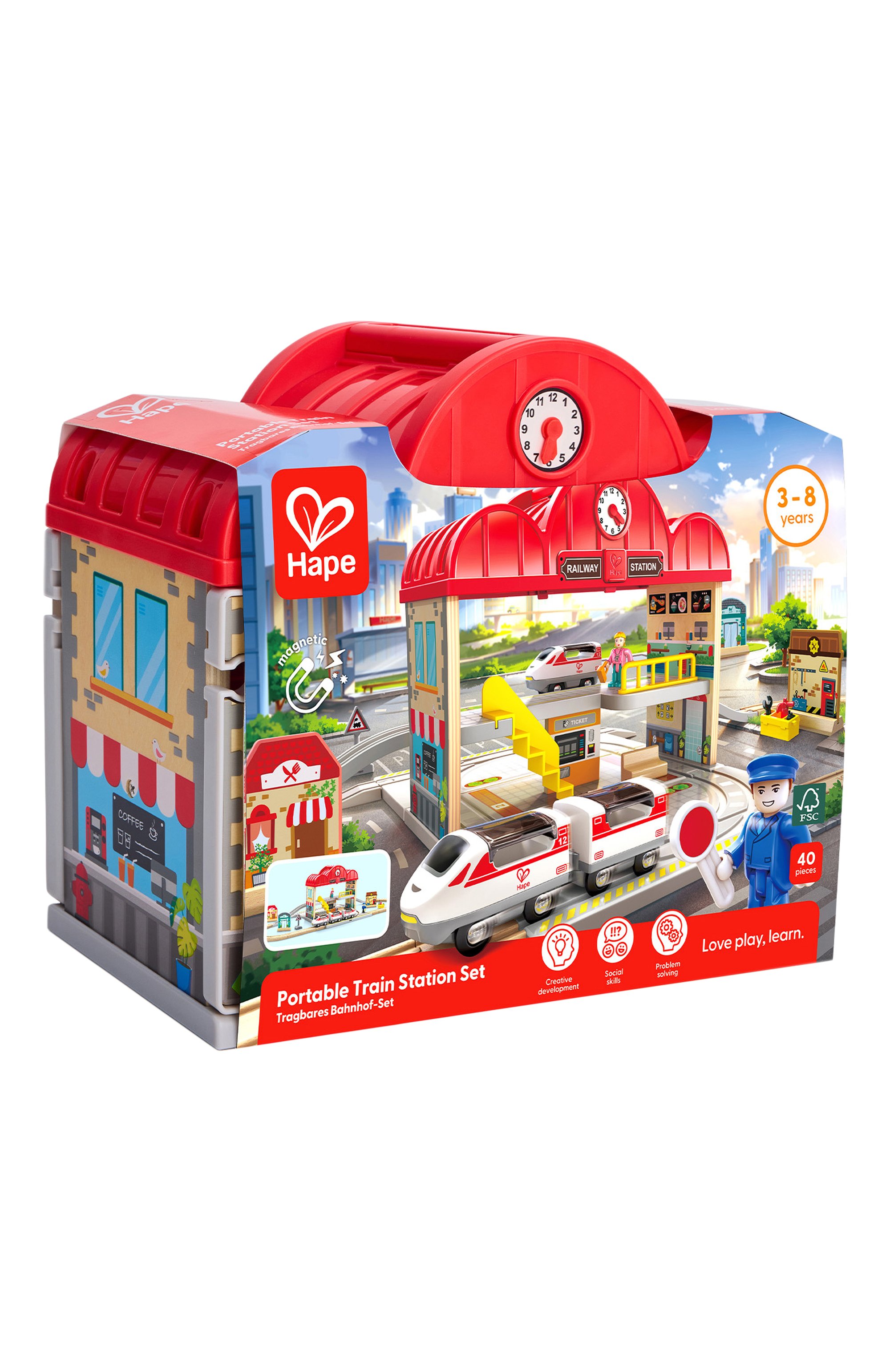 Игровой набор железнодорожная станция HAPE, арт. E3877_HP, фото 2