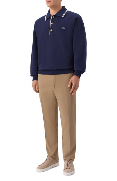 Хлопковые брюки BOSS бежевого цвета по цене 20950 руб., арт. 50543304, фото 2 Хлопковые брюки BOSS, арт. 50543304, фото 2