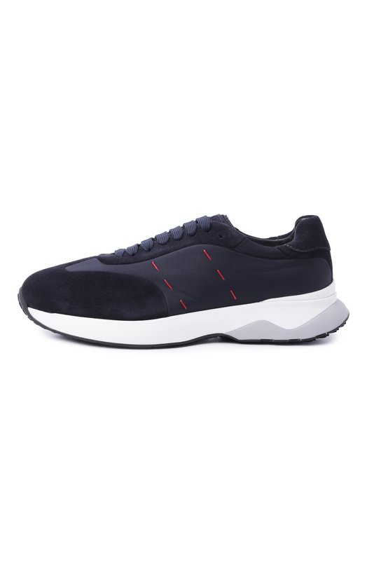 Комбинированные кроссовки Kiton USSA374N0133302 Синий  USSA374N0133302 Фото 4