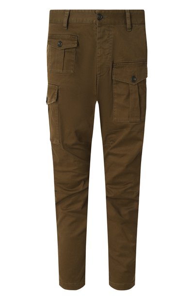Мужские хлопковые брюки-карго DSQUARED2, арт. S74KB0818/S39021