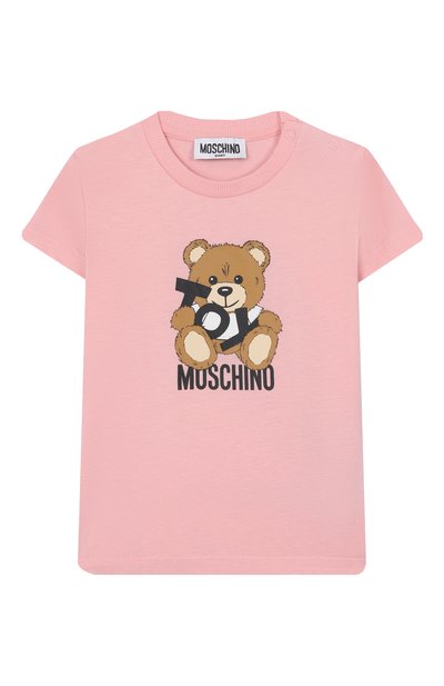 Хлопковая футболка MOSCHINO, арт. MUM04G/LAA03