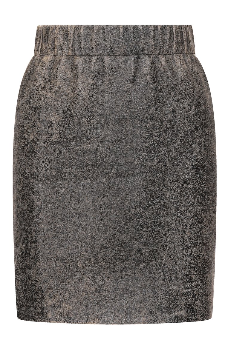 Кожаная юбка MIU MIU, арт. MPD591-1VP3-F0002, фото 1