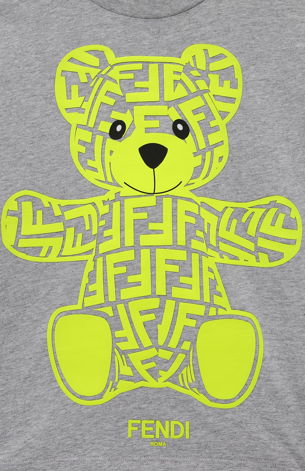 Хлопковая футболка FENDI, арт. JUI144/7AJ/8A-12+, фото 3
