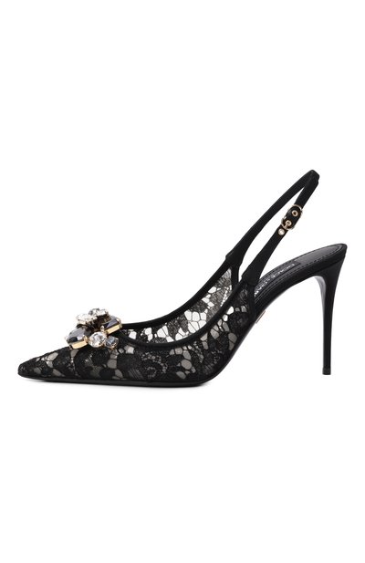 Текстильные туфли rainbow 90 DOLCE & GABBANA, арт. CG0712/AQ074, фото 4