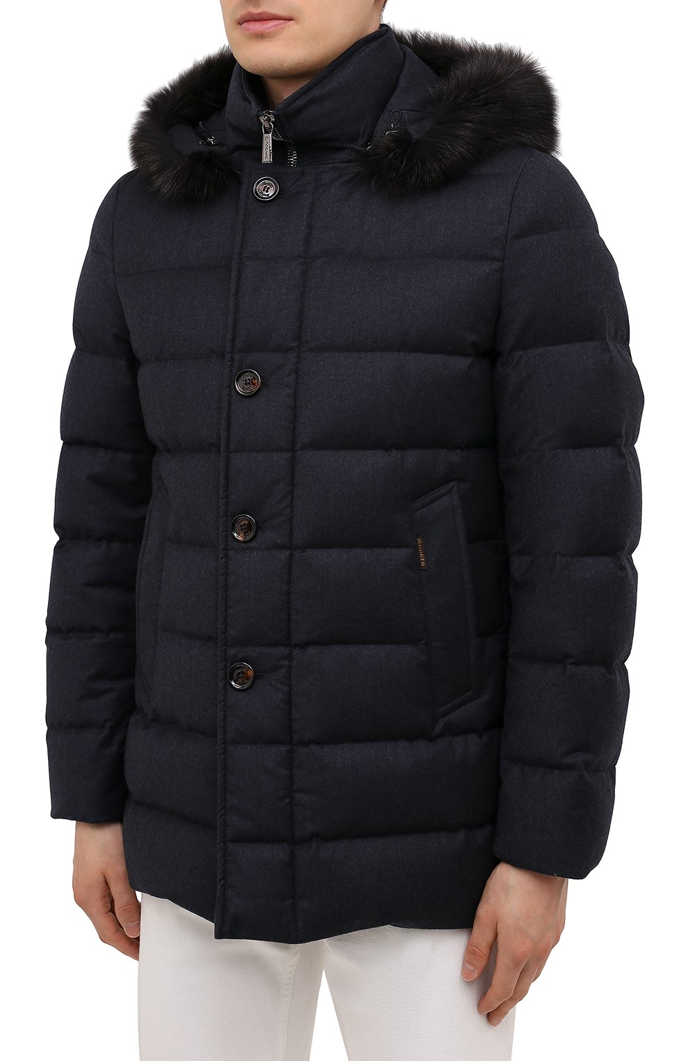 Пуховик moresco-ll с отделкой из меха енота MOORER, арт. M0RESC0-LL/M0UGI100235-TEPA236, фото 3