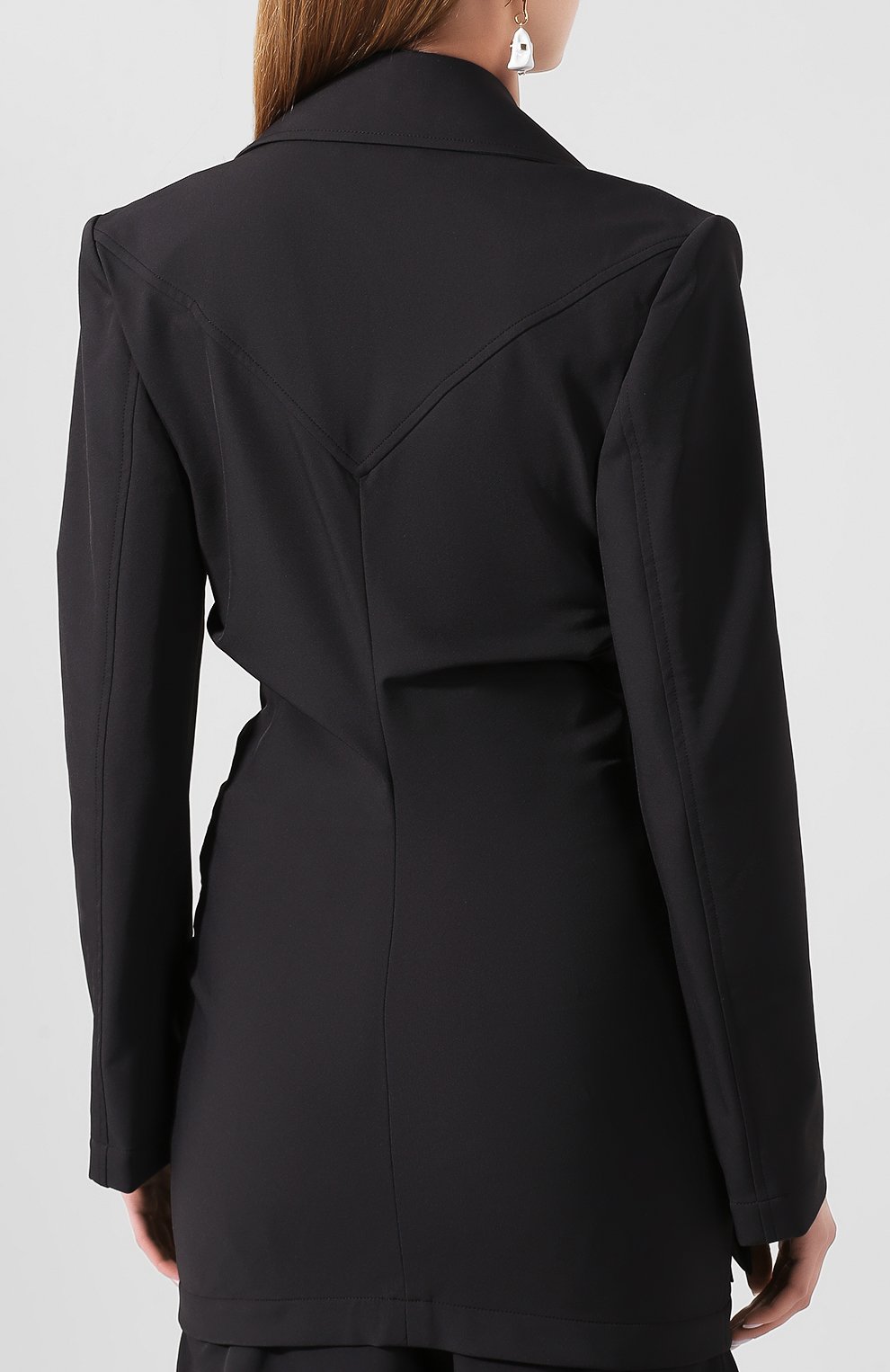 Жакет BOTTEGA VENETA черного цвета по цене 165500 руб., арт. 618650/VA5S0, фото 4 Жакет BOTTEGA VENETA, арт. 618650/VA5S0, фото 4