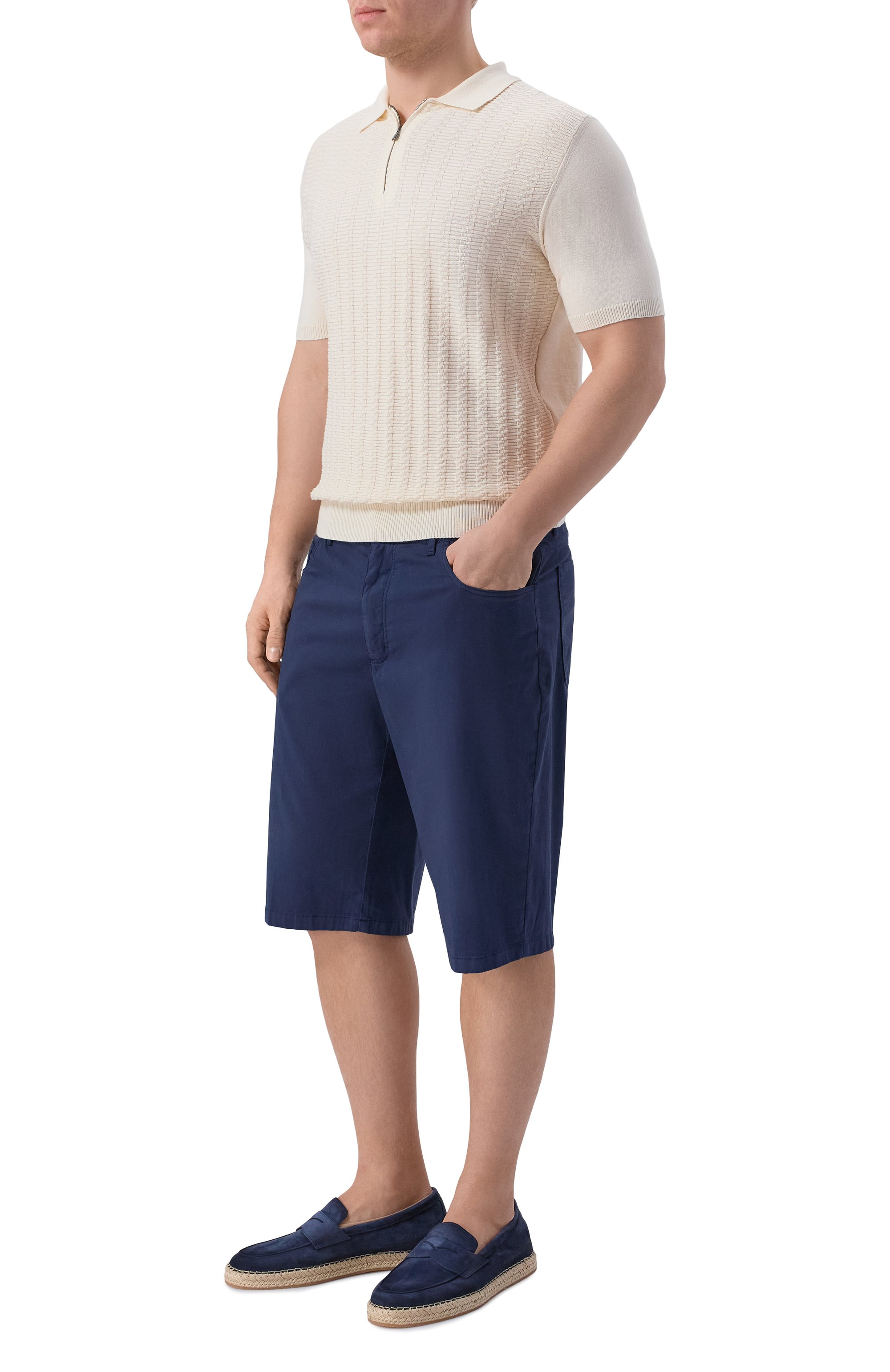 Шорты из хлопка и шелка STEFANO RICCI, арт. M8T6100081/TFANT, фото 2