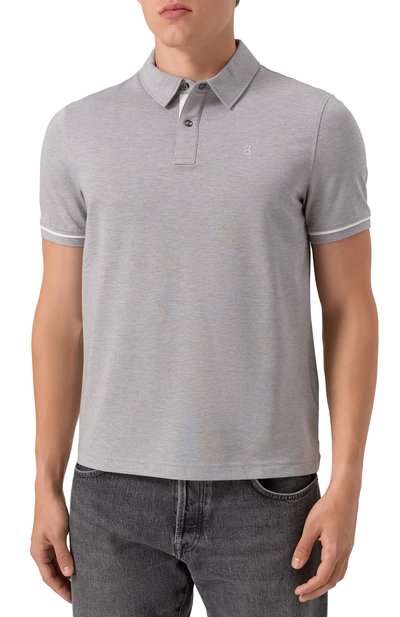 Поло BOGNER серого цвета по цене 17100 руб., арт. 58102727, фото 3 Поло BOGNER, арт. 58102727, фото 3