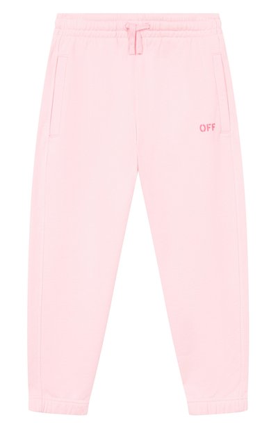 Хлопковые джоггеры OFF-WHITE, арт. 0GCH001S26FLE001_001