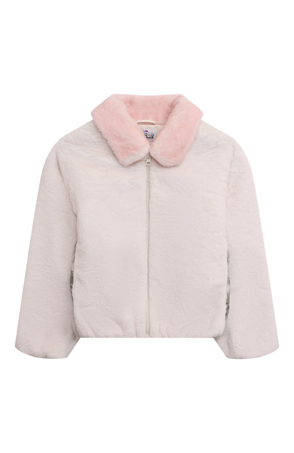 Шуба из экомеха MC2 SAINT BARTH кремового цвета по цене 29100 руб., арт. STBK AVELINE JR/00196G, фото 1 Шуба из экомеха MC2 SAINT BARTH, арт. STBK AVELINE JR/00196G, фото 1