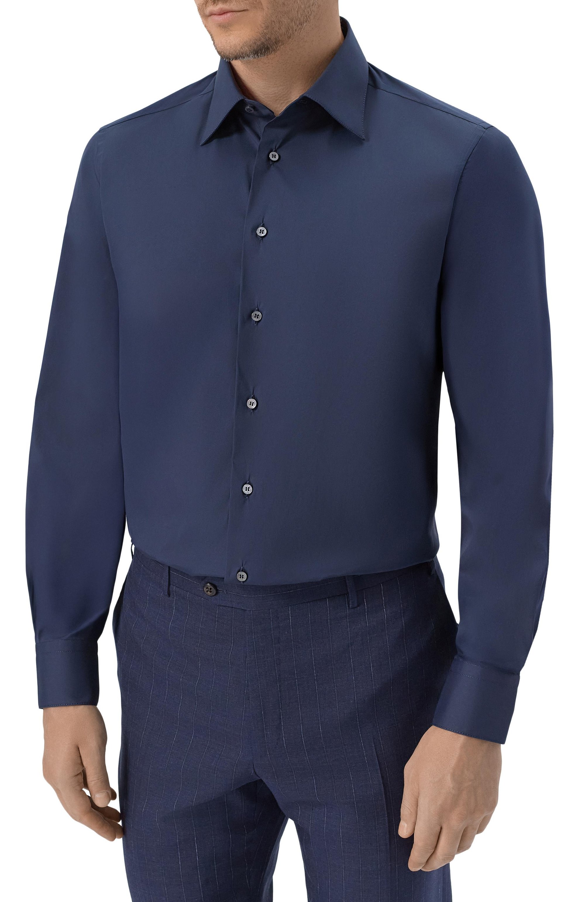 Хлопковая сорочка ZILLI, арт. CLAA01M010813037U_001, фото 3