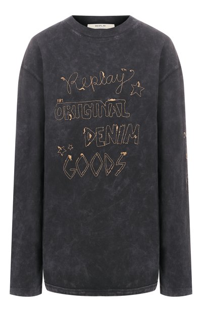 Женская хлопковый лонгслив REPLAY, арт. W3450A.000.23940LM