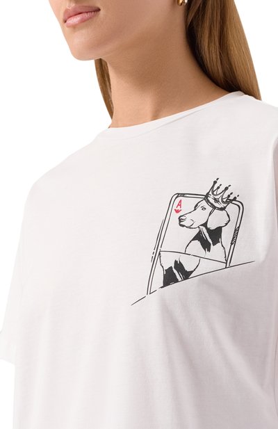 Хлопковая футболка EMPORIO ARMANI, арт. EW002841/AF12597, фото 5