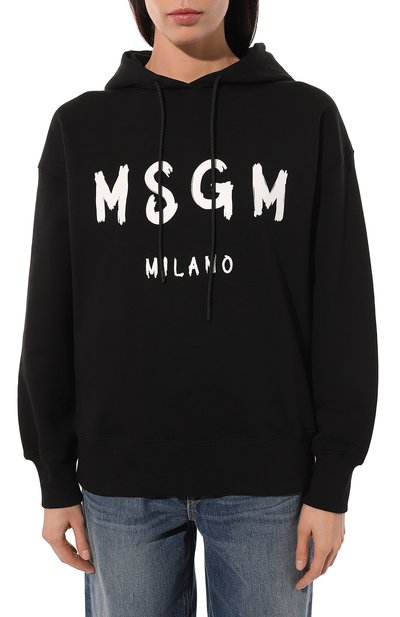 Хлопковое худи MSGM, арт. 2000MDM515 200001, фото 3