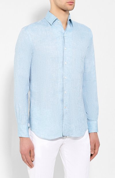 Льняная рубашка LORO PIANA, арт. FAF2545, фото 3