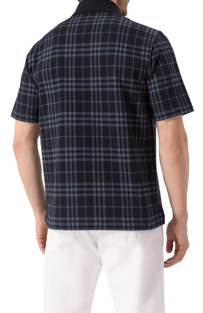 Хлопковое поло BURBERRY, арт. 8101895, фото 4