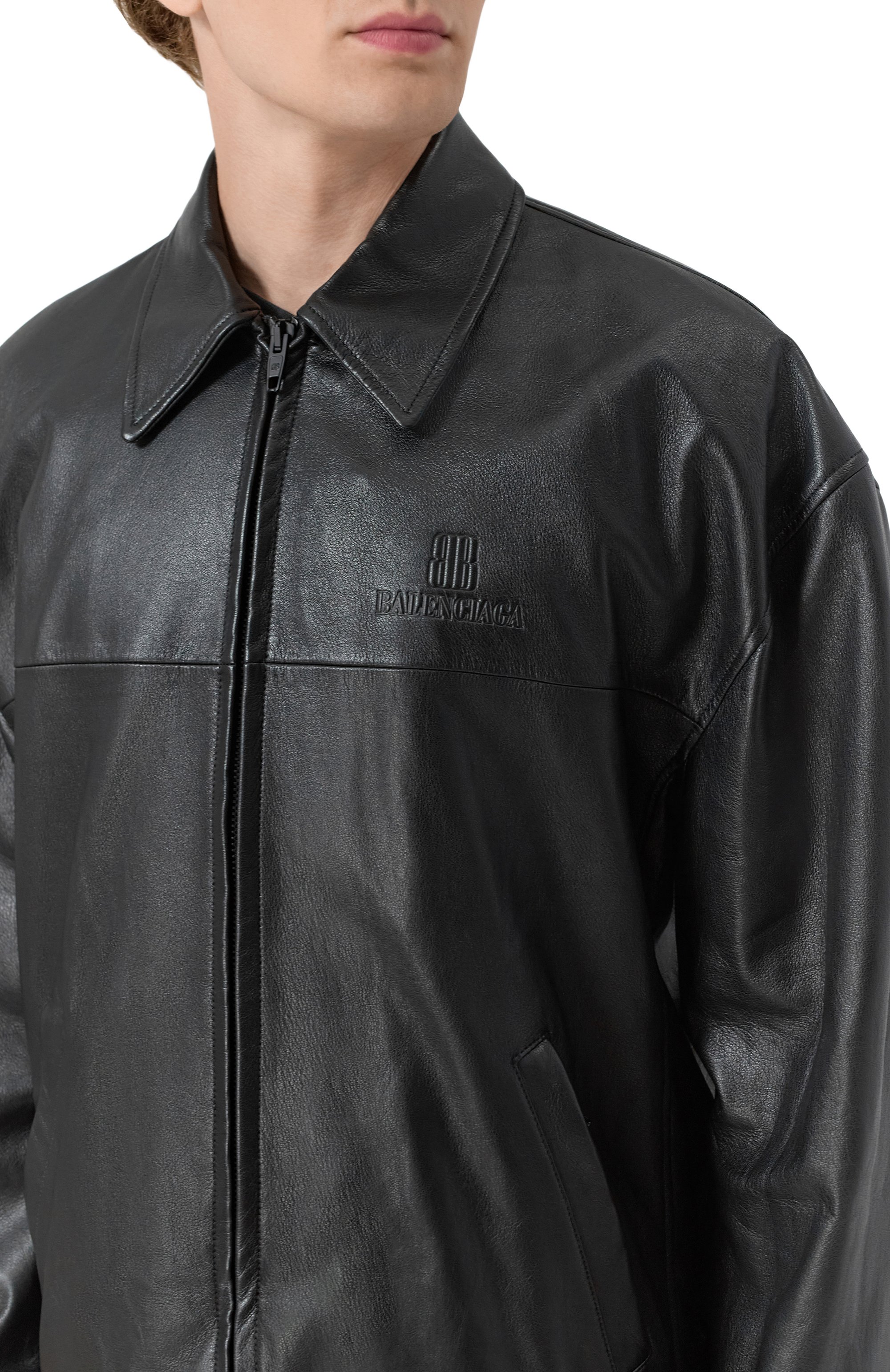 Кожаная куртка BALENCIAGA, арт. 831042/TSS01, фото 5