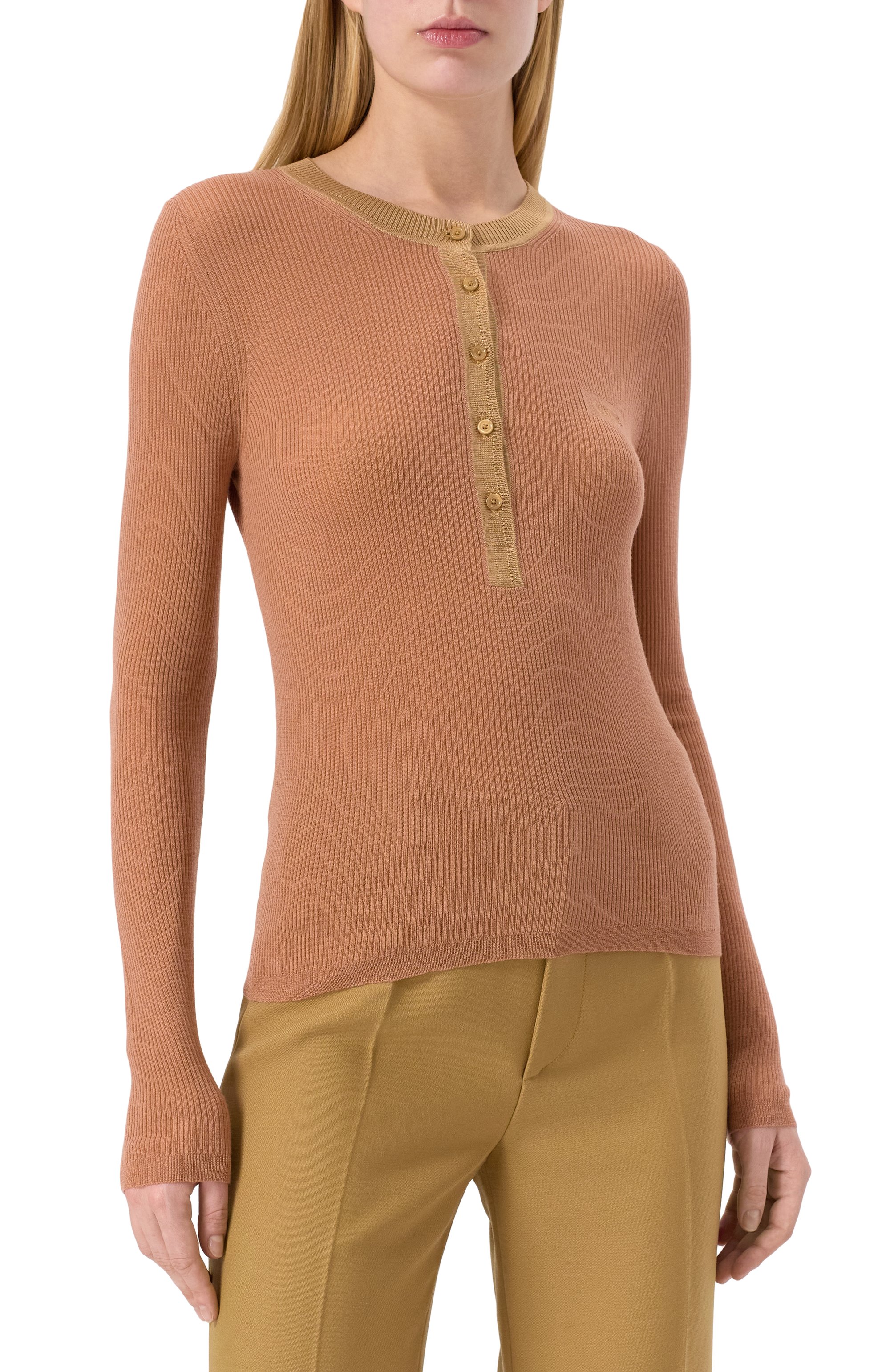 Пуловер из шерсти и кашемира CHLOÉ, арт. CH24WMP51667, фото 3