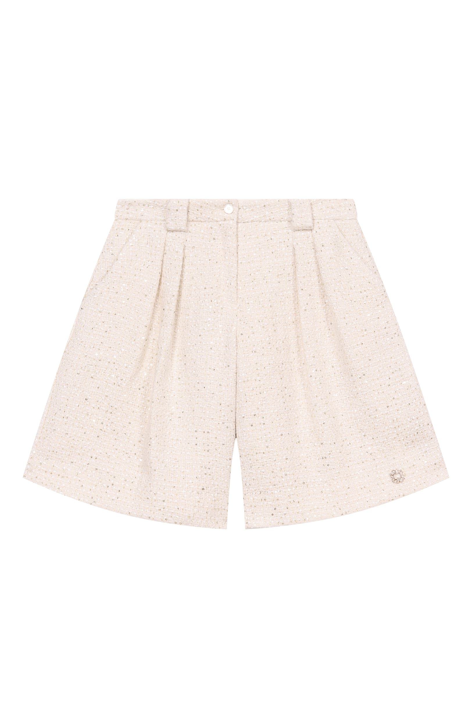 Твидовые шорты ELIE SAAB JUNIOR, арт. EFPA028/TS1129, фото 1