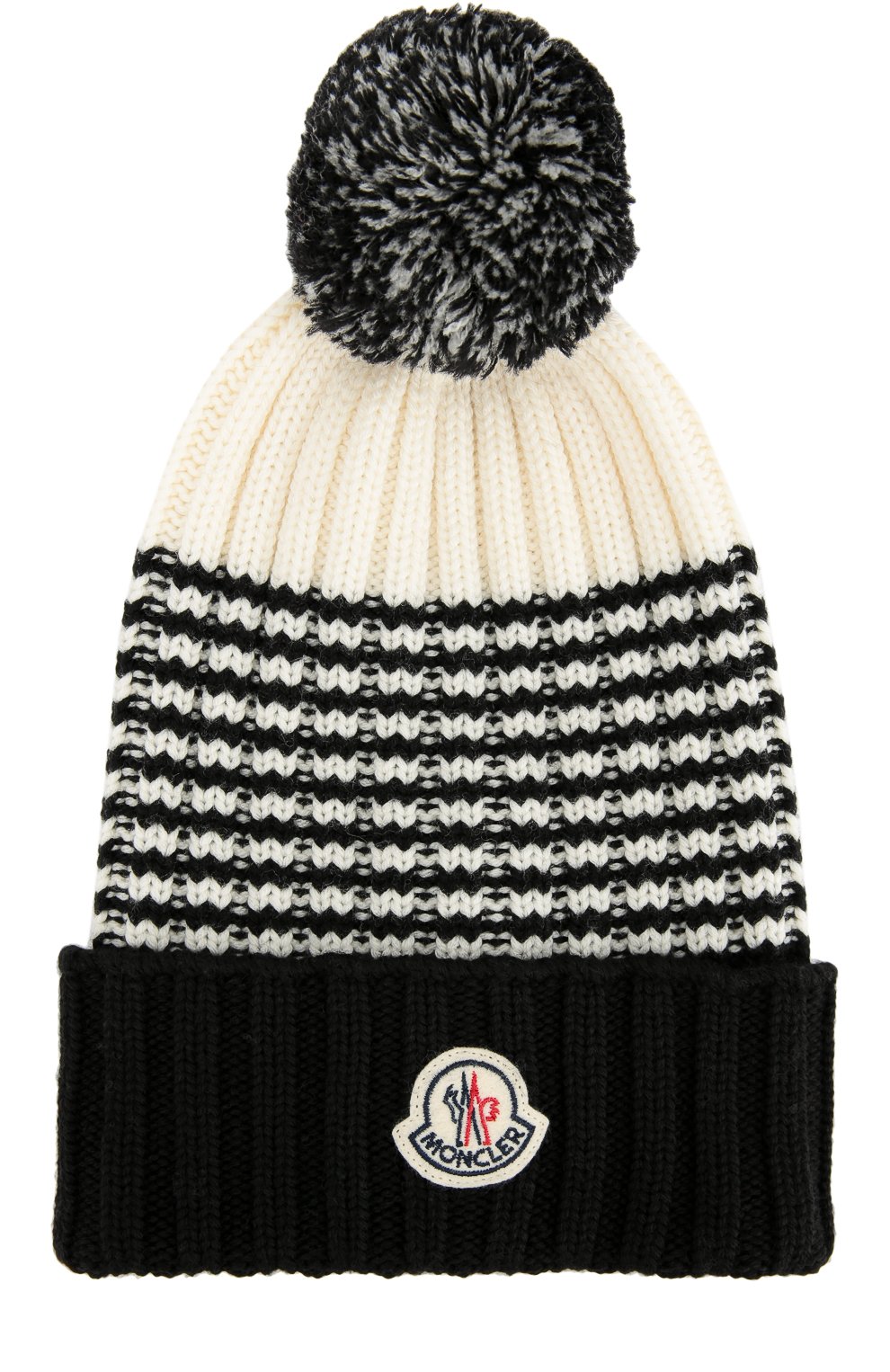 Шерстяная шапка с помпоном MONCLER, арт. B2-091-00351-00-09900, фото 1