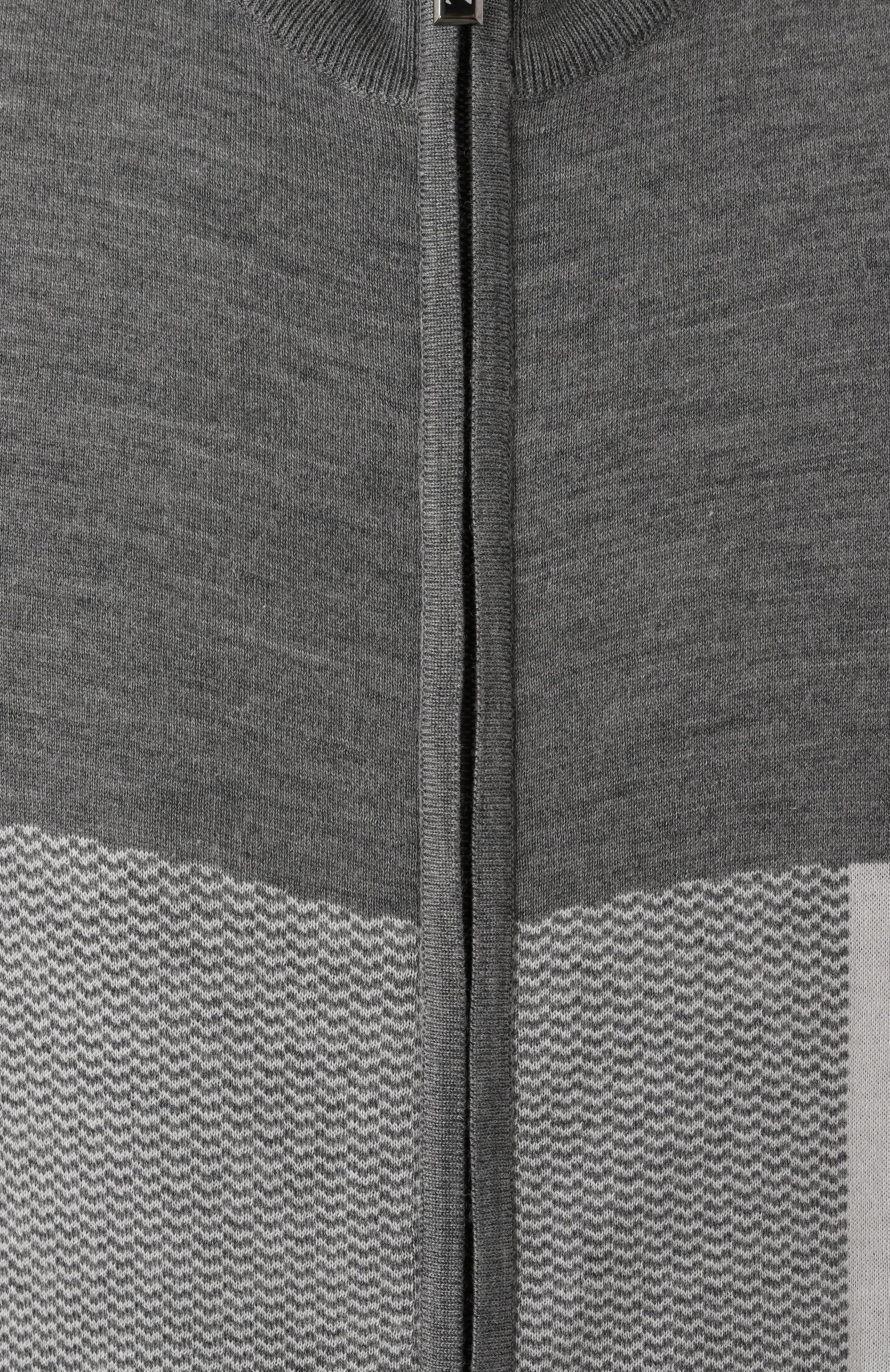 Кардиган из шерсти и шелка ZILLI, арт. JSS003M0240VZDTB0, фото 6