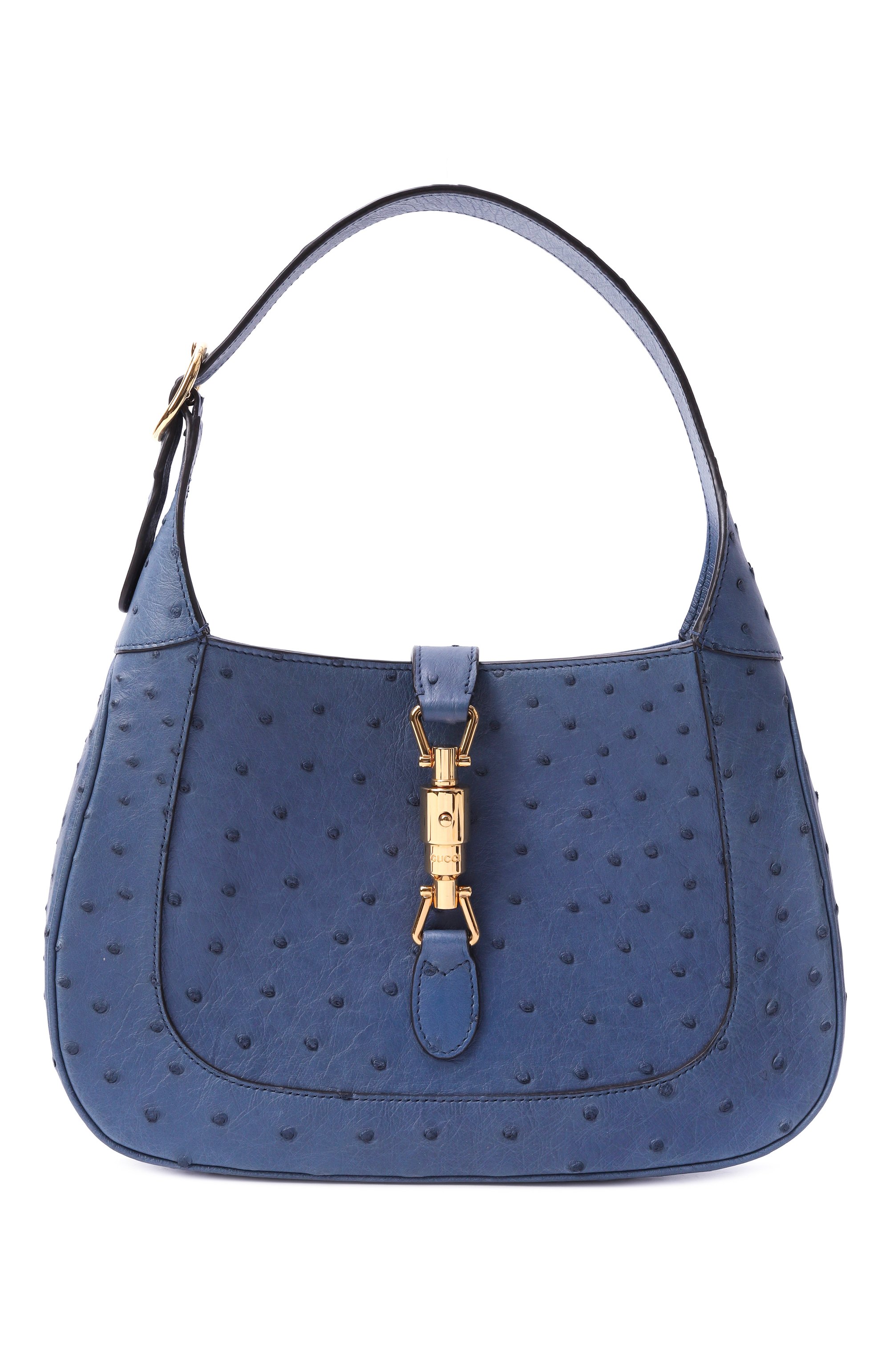 Сумка jackie 1961 small из кожи страуса GUCCI, арт. 636709 EY00G, фото 1