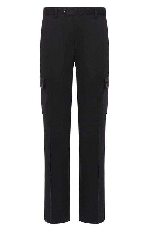 Шерстяные брюки-карго MVST M25.1MM.T412/981 Чёрный M25.1MM.T412/981