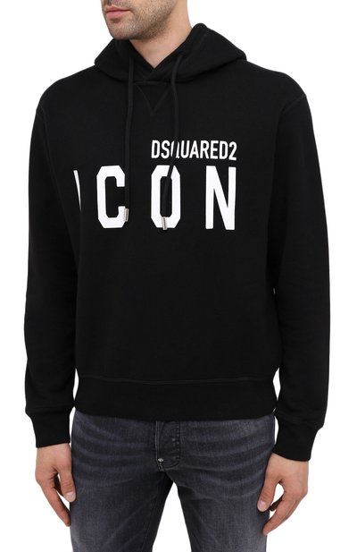 Хлопковое худи icon DSQUARED2, арт. S79GU0003/S25042, фото 3