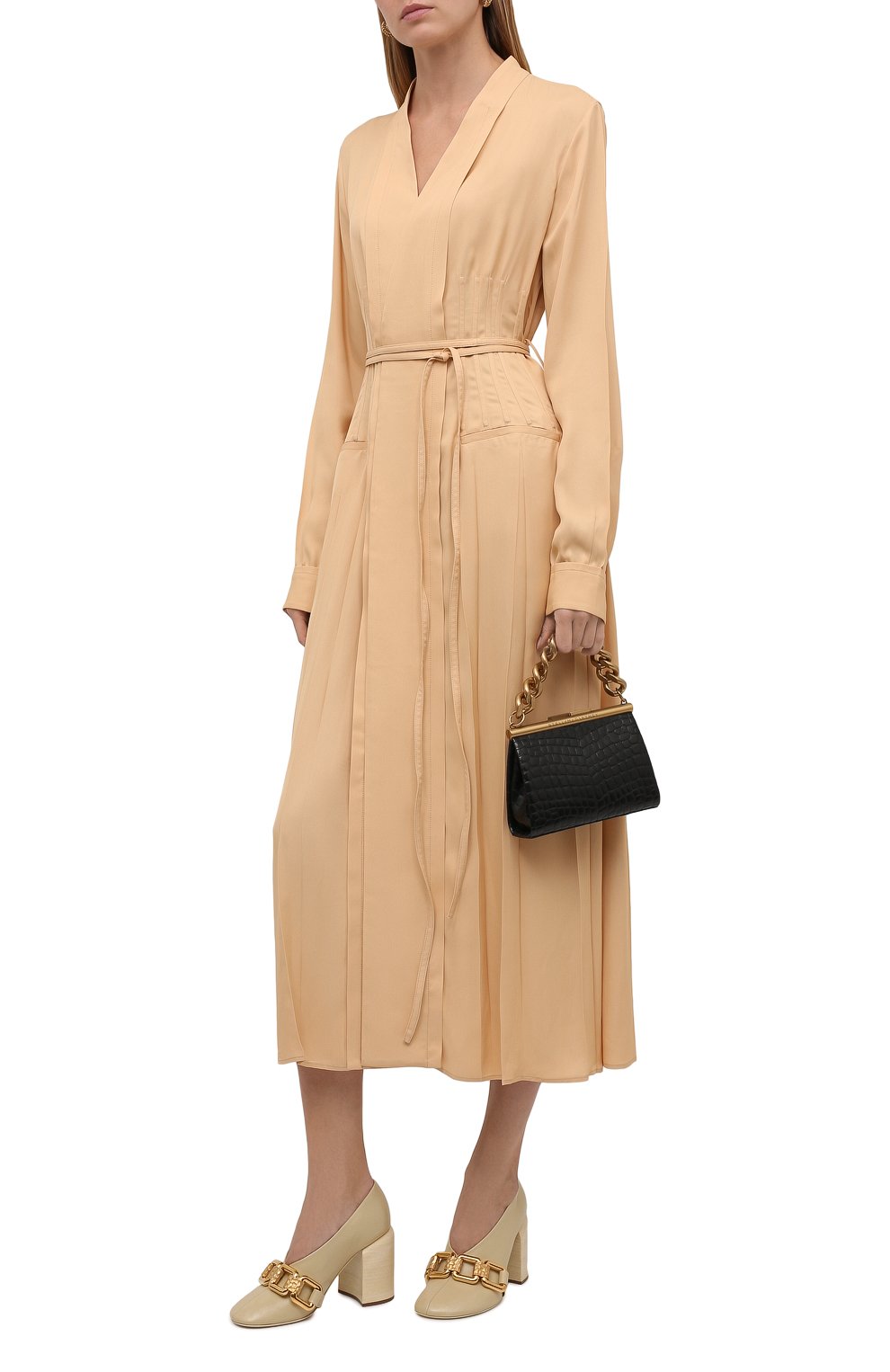 Платье из вискозы JIL SANDER, арт. JSWT506706-WT381500, фото 2