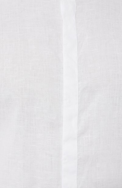 Льняная рубашка GIORGIO ARMANI белого цвета по цене 82500 руб., арт. 4SGCC0A5/T04TB, фото 5 Льняная рубашка GIORGIO ARMANI, арт. 4SGCC0A5/T04TB, фото 5