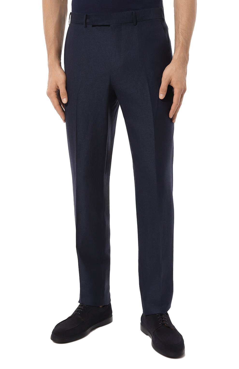 Брюки из шерсти и льна ZEGNA, арт. 718F13A7/75TB12, фото 3