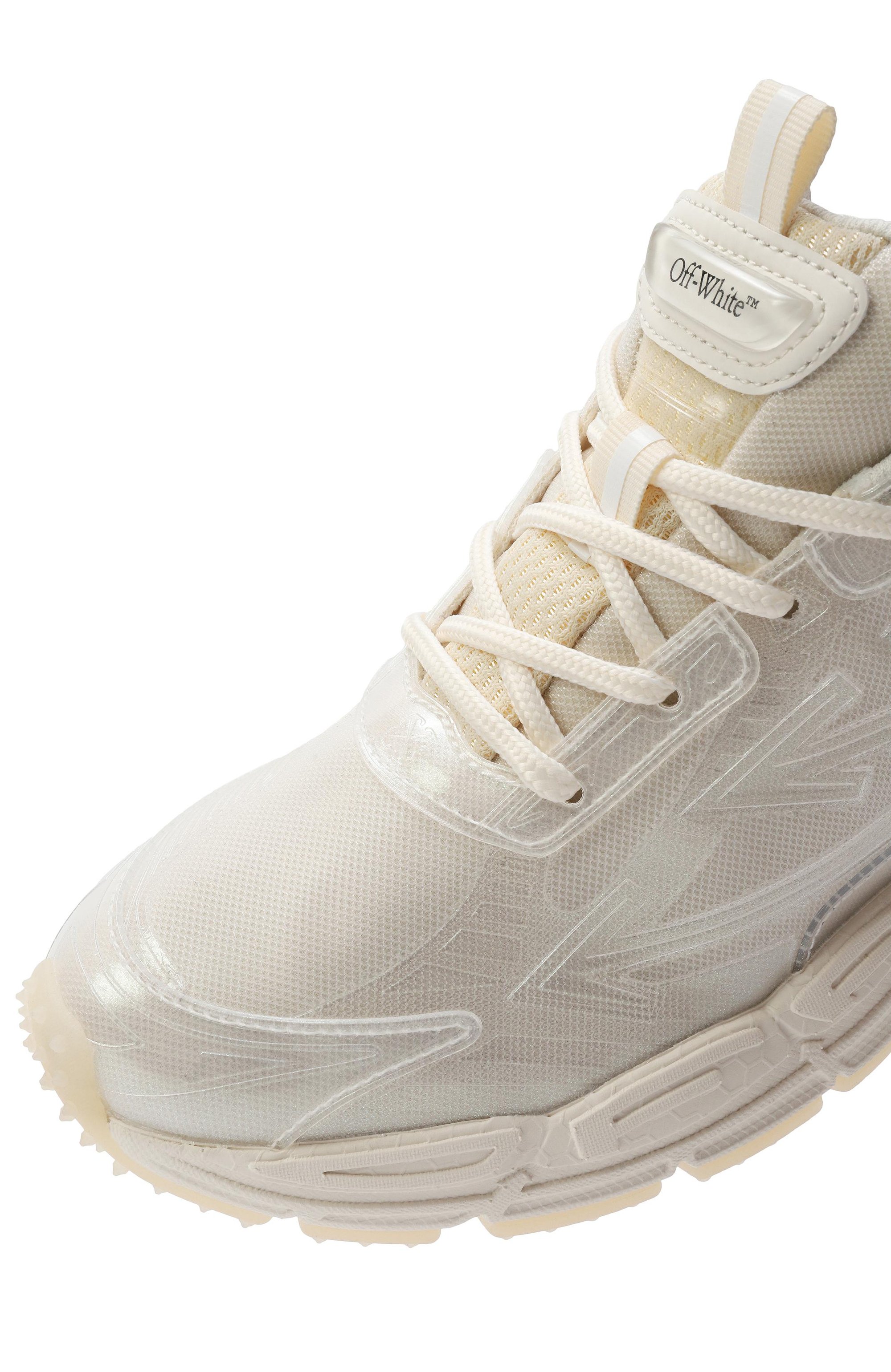 Комбинированные кроссовки ow be right back OFF-WHITE, арт. 0WIA289S25FAB0061700, фото 7