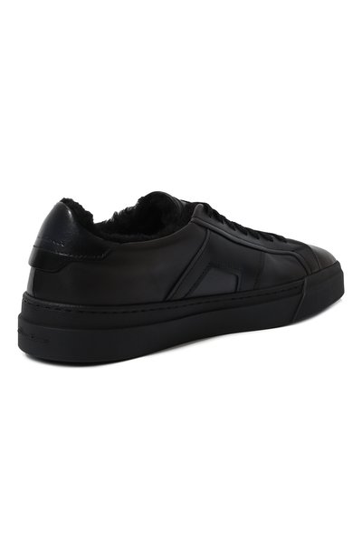 Кожаные кеды gloria SANTONI, арт. MBGT217790CNPSS5, фото 5