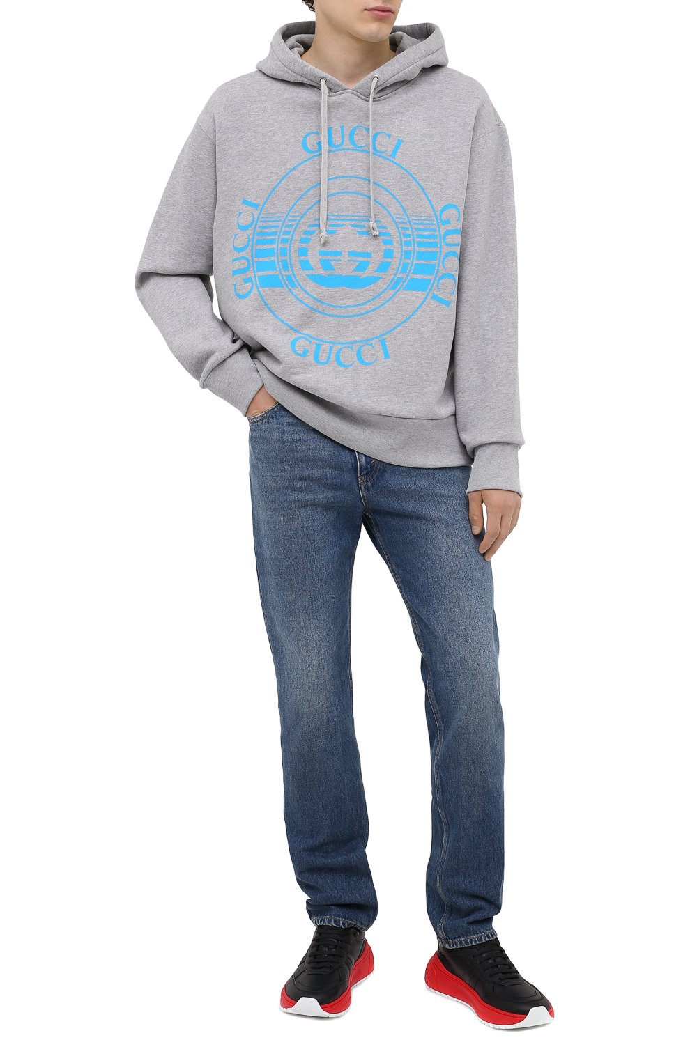 Хлопковое худи GUCCI, арт. 475374/XJCS0, фото 2