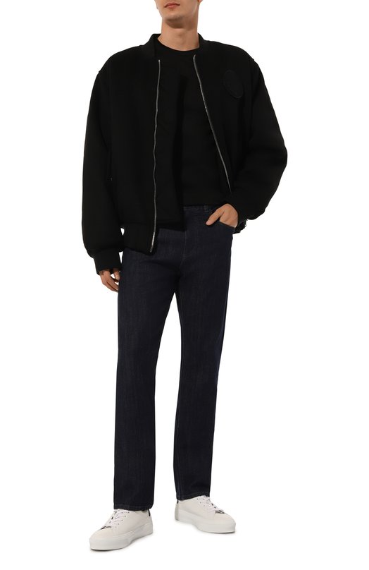 Хлопковая футболка Giorgio Armani 6LSM90/SJTKZ Чёрный  6LSM90/SJTKZ Фото 2